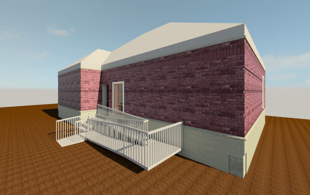 The goal of this project was to make a house in the program Autodesk Revit that had everything on one floor which is why the basement is empty.